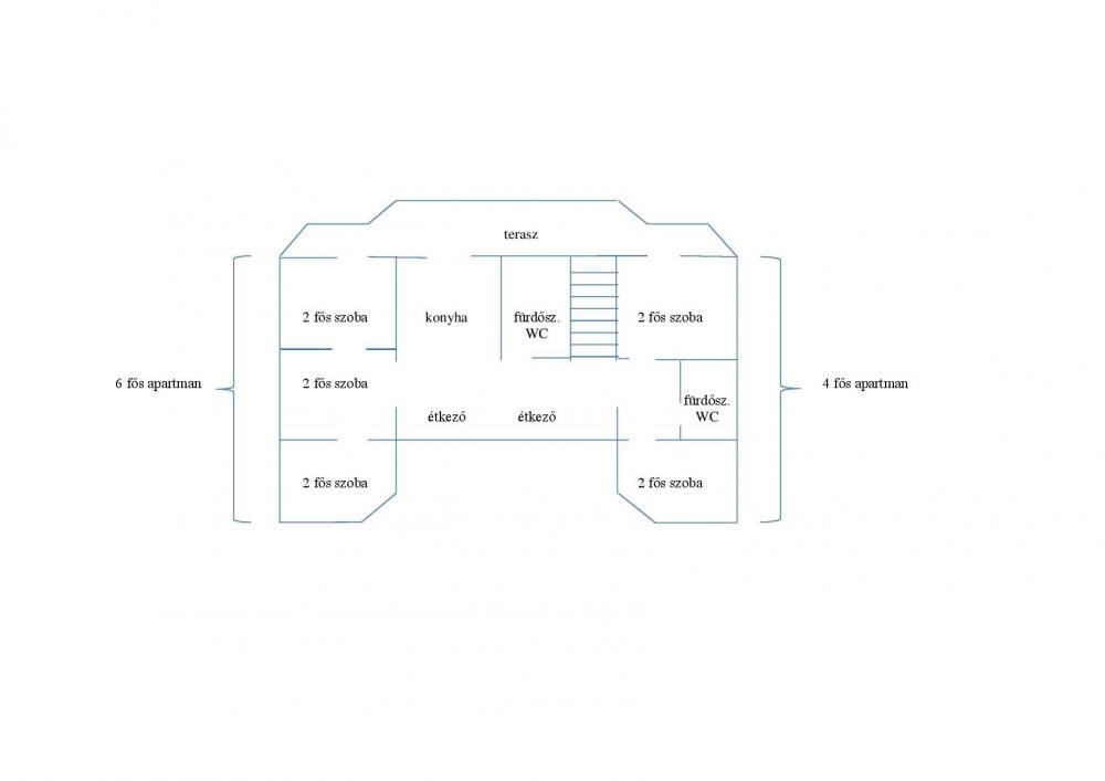 Az apartman alaprajza Az apartman alaprajza
